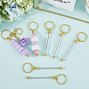10Pcs Iron Bar Beadable Keychain Clasps AJEW-SC0003-89G-6