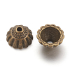 Tibetan Style Alloy Bead Caps X-MLF9305Y-NF-2