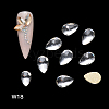 Flat Back Glass Rhinestone Cabochons MRMJ-Q072-45A-2