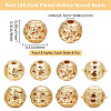 Beebeecraft 32Pcs 4 Style Alloy Hollow Beads PALLOY-BBC0001-07-2