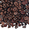 300Pcs 15 Styles Opaque Acrylic Beads OACR-PA0001-46-7