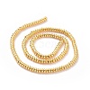 Electroplate Non-magnetic Synthetic Hematite Beads Strands X-G-L485-04B-G-2