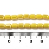 Electroplate Glass Beads Strands EGLA-D031-01L-4