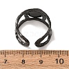 Hammered 304 Stainless Steel Cuff Ring Components SA-CBAC0DF-02A-EB-3