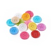 Acrylic Sewing Buttons X-BUTT-E076-B-M-1