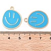 Alloy Enamel Pendants PALLOY-S192-03G-07-3