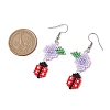 Handmade Glass Seed Beads Dangle Earrings EJEW-MZ00246-02-2