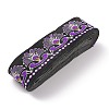 Ethnic Style Embroidery Polyester Ribbons OCOR-WH0077-29E-1