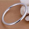 Silver Color Plated Bangle Wholesale Price BJEW-BB12376-3