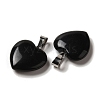 Natural Obsidian Pendants X-G-Q438-24-2