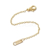 3Pcs 3 Styles Brass Lobster Claw Clasps FIND-JF00130-02-3