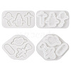  2Pcs 2 Style Medical Theme DIY Pendant Silicone Molds DIY-TA0005-23-2