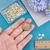 6 Styles Brass Spacer Beads KK-PH0013-70G-3