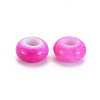 Baking Paint Opaque European Acrylic Beads MACR-S308-18-2