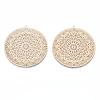 201 Stainless Steel Filigree Pendants STAS-S108-65G-2