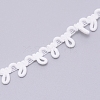 Chinlon Elastic Force Lace Trim Cotton String Threads for Jewelry Making EW-WH0009-01A-1