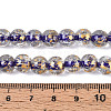 Crackle Transparent Glass Beads Strands GLAA-N030-8mm-01C-4