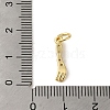 Brass Micro Pave Clear Cubic Zirconia Pendants KK-R162-016A-G-3