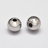 Rack Plating Brass Round Spacer Beads X1-KK-I601-3mm-P-RS-1