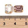 Brass Glass Rhinestone Sew on Rhinestones RGLA-B004-04A-G-3