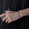 201 Stainless Steel Multi-strand Bracelets BJEW-H633-02P-1