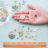 SUNNYCLUE DIY Fan Themed Earring Making Kits DIY-SC0013-25G-3