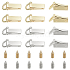 WADORN 12 Sets 2 Colors Zinc Alloy Bag Suspension Clasps FIND-WR0007-30-1