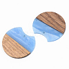 Resin & Walnut Wood Pendants RESI-S389-001A-3