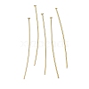 Brass Flat Head Pins KK-H502-01G-G-1