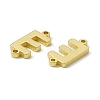 Rack Plating Brass Connector Charms KK-C007-38G-E-3