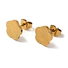 PVD Vacuum Plating 304 Stainless Steel Stud Earrings EJEW-Z040-19G-1