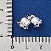 925 Sterling Silver Bell Charms STER-G045-17S-3