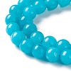 Natural White Jade Imitation Amazonite Beads Strands G-I299-F04-8mm-3