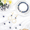 30Pcs Natural Cultured Freshwater Pearl Dyed Connector Charms PALLOY-SC00006-4