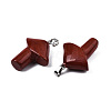 Natural Red Obsidian Pendants G-R480-02M-3