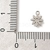 201 Stainless Steel Charms STAS-R132-03P-3