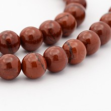 Natural Gemstone Round Bead Strands G-J302-08-12mm