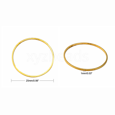 Brass Linking Rings X-EC18725MM-G-1