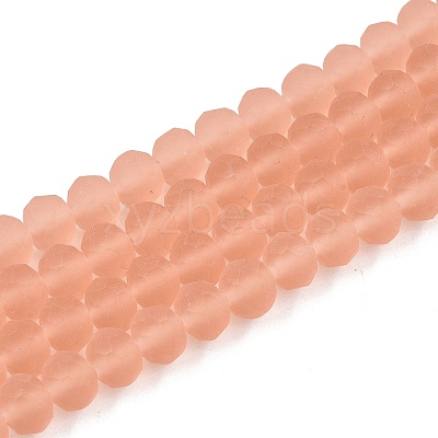Transparent Glass Beads Strands EGLA-A044-T6mm-MD21-1