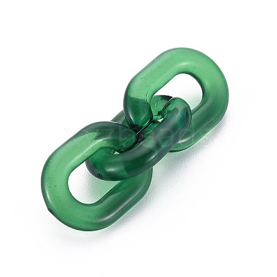 Transparent Acrylic Linking Rings MACR-S373-19-B07-1
