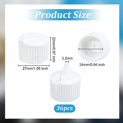 Plastic Bottle Caps FIND-WH0152-708B-02-1