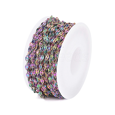 Ion Plating(IP) 304 Stainless Steel Textured Dapped Chains CHS-D004-02-1