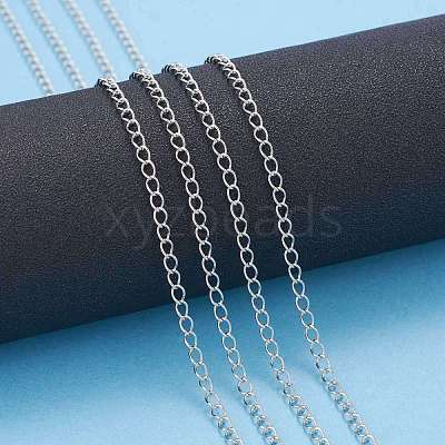 Brass Twisted Chains CHC-Q001-4x3mm-P-1