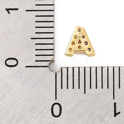 Rack Plating Brass Micro Pave Cubic Zirconia Cabochons KK-F874-04G-A-1