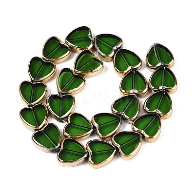 Electroplate Glass Beads Strands EGLA-T021-23D-1