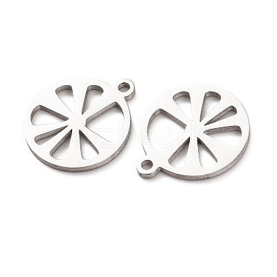 Hollow 304 Stainless Steel Pendants STAS-C176-04P-1