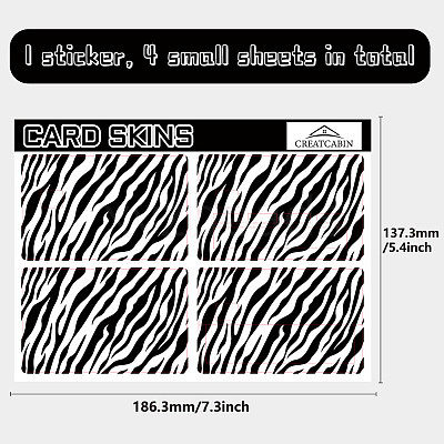 PVC Plastic Waterproof Card Stickers DIY-WH0432-074-1
