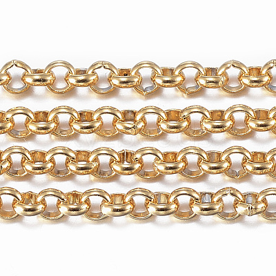Ion Plating(IP) 304 Stainless Steel Rolo Chains CHS-H011-02G-1
