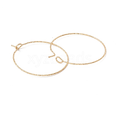Ion Plating(IP) 316 Surgical Stainless Steel Hoop Earrings Findings STAS-D183-02G-03-1