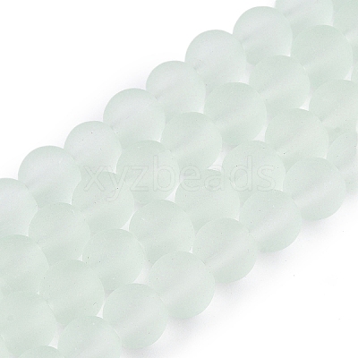 Baking Paint Transparent Glass Bead Strands GLAA-S031-4mm-29-1